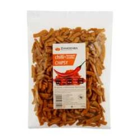 Damodara Chilli chipsy s konopným semínkem 100g