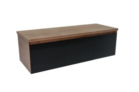Koupelnová skříňka s krycí deskou Naturel Monza 119x30x45 cm ořech mat MONZA120BN MONZA120BN
