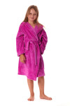 Dětský župan Siena s kapucí 9156 pink pearl - Vestis 140