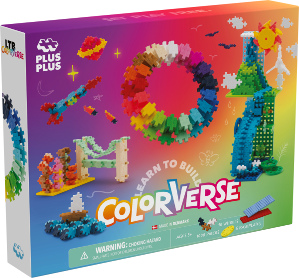 Plus-Plus Nauč se stavět Duhová super sada (1000 ks) - EPEE