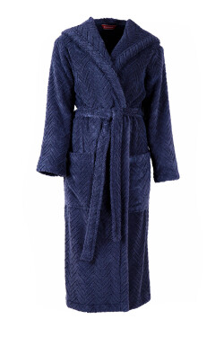 župan Athena s kapucí tmavě modrá XXL