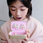 MIMI & LULA Dětská šperkovnice Gold Mini, zlatá barva, papír, textil