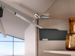 Blum Sada Aventos HF top ALU mechanismus: silný, výška korpusu: 600-910mm, krytka: šedá světlá (BLAHFT_47)