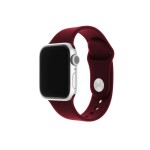 FIXED Silicone Strap Set silikonových řemínků ro Apple Watch 42/44/45/49mm vínově-červená (FIXSST-434-WIRD)