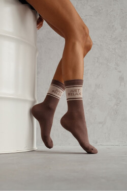 Dámské ponožky JUST RELAX 0200.131 CAPPUCCINO 37-41