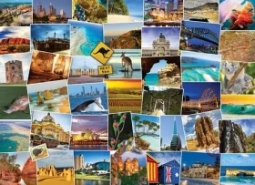 EUROGRAPHICS Puzzle Světoběžník - Austrálie