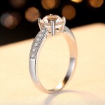 Elenys stříbrný rhodiovaný prsten Elegance Velikost: 5 (EU: 49-50)