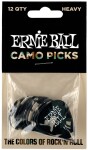 Ernie Ball 9223 Cellulose Guitar Picks Camouflage Heavy