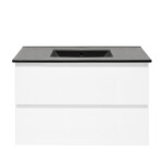 Koupelnová skříňka s umyvadlem SAT B-Way 79x50x45 cm bílá lesk BWAY280WU4B BWAY280WU4B