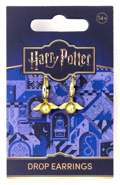 Harry Potter Náušnice - Zlatonka