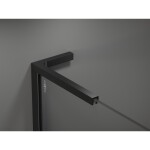 MEXEN/S - Velar L sprchový kout, posuvné dveře 90 x 85, transparent, černá 871-090-085-03-70