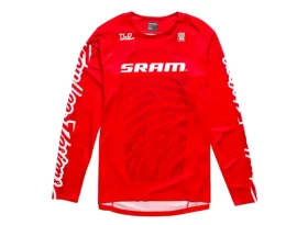 Troy Lee Designs Sprint Sram Shifted pánský dres dlouhý rukáv Fiery Red vel. M