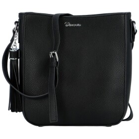 Dámská koženková crossbody Milada, černá