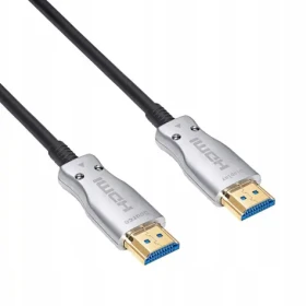 Akyga Optický kabel HDMI 2.1 (M) černý 10m / Optický kabel HDMI / AOC / 8K / 48Gbps (AK-HD-100L)