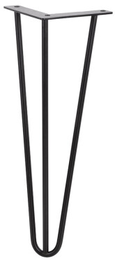 Strong stolová noha drátěná černá 420mm (318051)