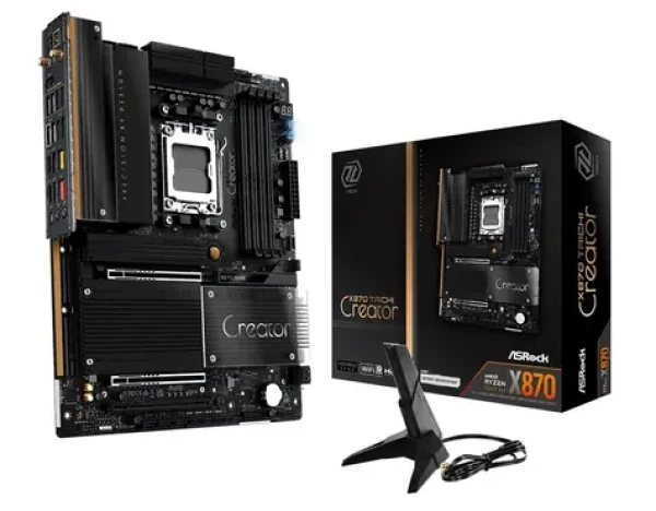 ASRock X870 Taichi Creator / Základní deska / AMD X870 / DDR5 / USB4 / 10G LAN / sc.AM5 / ATX (X870 TAICHI CREATOR)