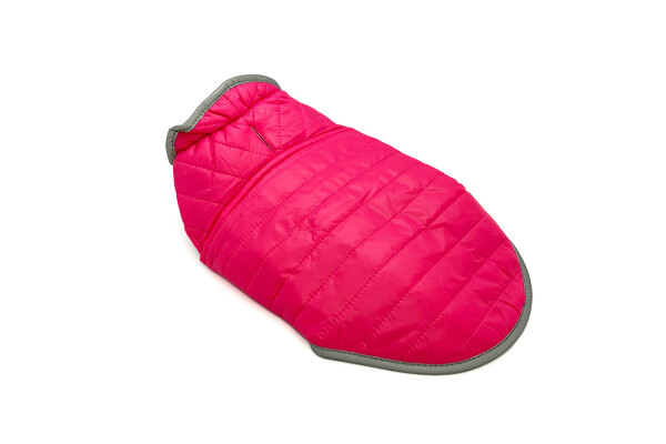 Sonda oboustranný obleček pro psa Barva: Růžovo-šedá, Délka zad (cm): 45, Obvod hrudníku: 62 - 80 cm