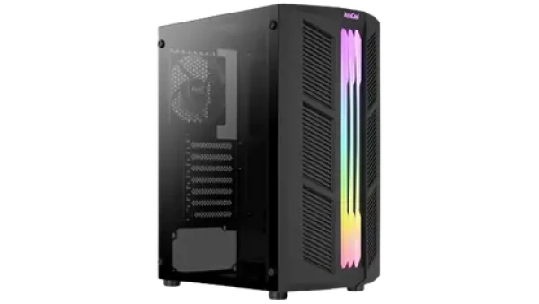 AeroCool Prime černá / PC skříň / ATX / 2x USB 3.0 / Bez zdroje / průhledná bočnice (AEROPGSPRIME-G-BK-V1)