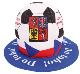 SPORTTEAM Klobouk fotbalový míč ČR 1 (8592031203427)