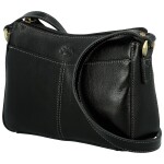 Luxusní dámská kožená crossbody kabelka Katana Arletta, černá
