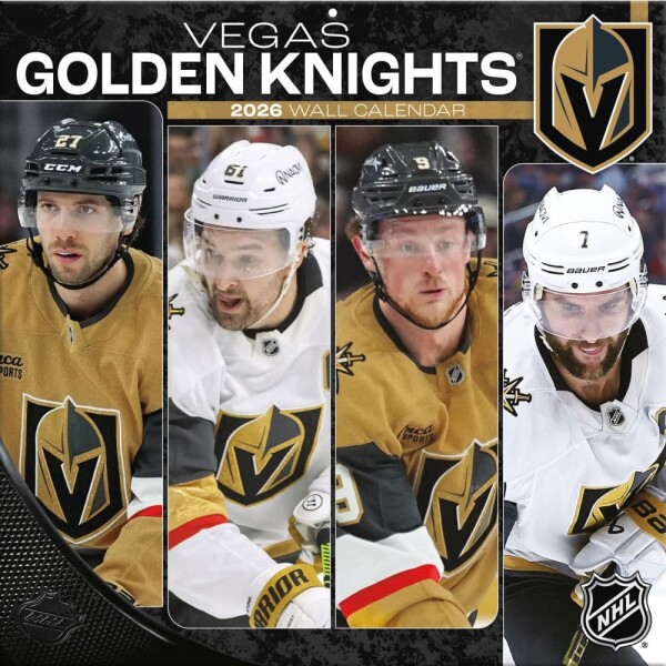 JF Turner Kalendář Vegas Golden Knights NHL 2026 Wall Calendar