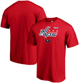 Fanatics Pánské Tričko Washington Capitals 2019 Stanley Cup Playoffs Bound Charging Velikost: