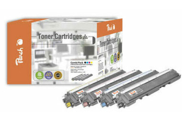 Peach Remanufactured TN-230 alternativní toner / HL-3040CN, HL-3070CW / 2200/3x1400 stran / MultiPack (110880)