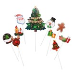 Dortisimo Zápich do dortu Vánoční stromeček s vánočními motivy (10 ks)