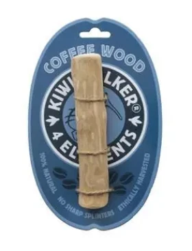 KIWI WALKER Kousací hračka pro psy 4elements Coffee Wood / Velikost M / 16-18 cm (FET-505)