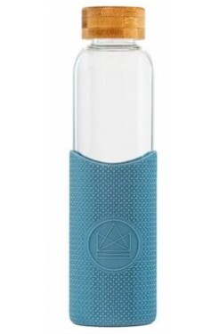 Neon Kactus Skleněná láhev s rukávem modrá 550 ml (GB05)