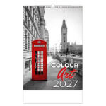 Kalendář nástěnný 2027 - Colour Art