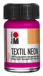 Barva na světlý textil Marabu Textil Neon 15 ml - růžová 334