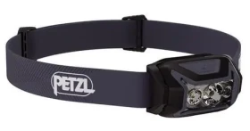 Petzl Actik černá / Čelová svítilna / 450 lm / dosvit až 100 m / 3x AAA / IPX4 (E063AB00)