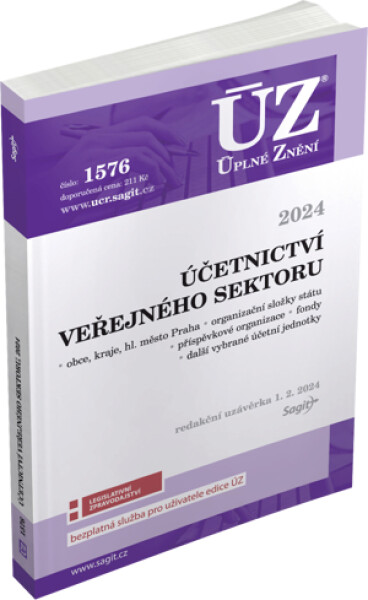 ÚZ 1672 Účetnictví veřejného sektoru (obce, kraje, příspěvkové organizace, organizační složky státu, státní fondy a další instituce), 2026