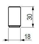 Tulip Nábytková knopka Mella mosaz (396167)