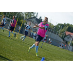 Fotbalová tyč Yakima Sport Jr 100263D pink - fotbalové hole pro děti DÍTĚ