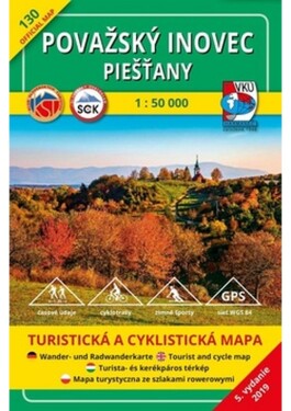 Považský Inovec Piešťany 1 : 50 000