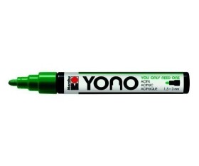 Marabu YONO akrylový popisovač 1,5-3 mm - sytě zelený
