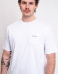 Tričko Patagonia M's Boardshort Logo Pocket Responsibili-Tee Fiber White