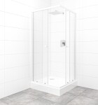 SAT - Set sprchového koutu a vaničky, čtverec 90x90 cm Multi Basic SIKOBKMUQ90CH0 SIKOBKMUQ90CH0