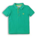 Tričko chlapecké Polo s krátkým rukávem, Minoti, 1POLO 8, zelená - 74/80 | 9-12m