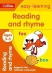 Activity Book Ages 3-5 - Reading and Rhyme - Collins Easy Learning