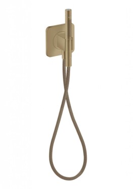 AXOR - Citterio C Set sprchové hlavice, kolínka a hadice, 2 proudy, kartáčovaný bronz 49626140