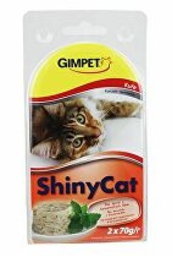 Gimpet ShinyCat konz. kuře 2x70g