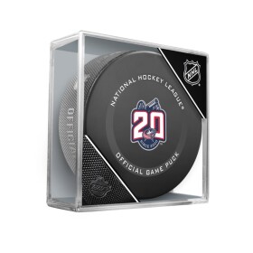 Puk Columbus Blue Jackets NHL 20th Anniversary Official Game Puck