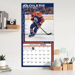 JF Turner Kalendář Edmonton Oilers NHL 2026 Wall Calendar