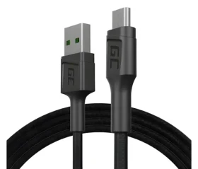 Green Cell KABGC20 černá / Kabel / USB-A (M) - Micro-USB B (M) / 1,2 m / USB 2.0 / QC 3.0 (KABGC20)