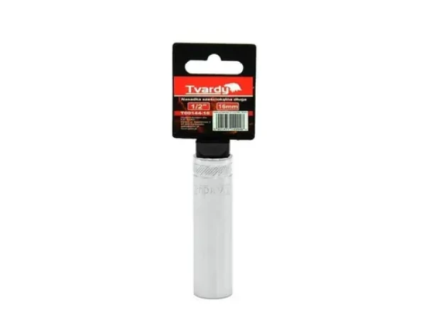 TVARDY Hlavice nástrčná dlouhá 1/2" 16 mm (T00144-16)