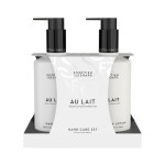 SCOTTISH FINE SOAPS Sada s péčí o ruce Au Lait – 2 x 300 ml, bílá barva