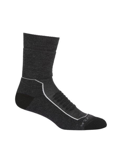 Dámské merino ponožky ICEBREAKER Wmns Anatomica Hike Heavy Crew, Jet Hthr velikost: 35-37 (S)